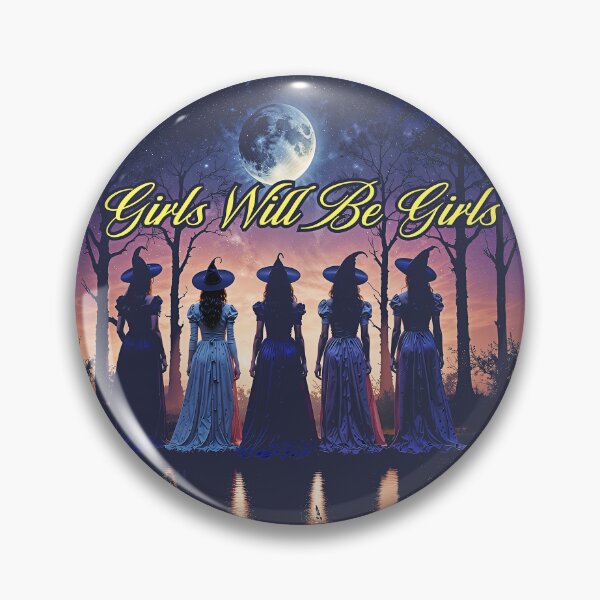 Item preview, Halloween Funny Girls Will Be Girls Witch Salem Est 1626  designed and sold by gear-posters.