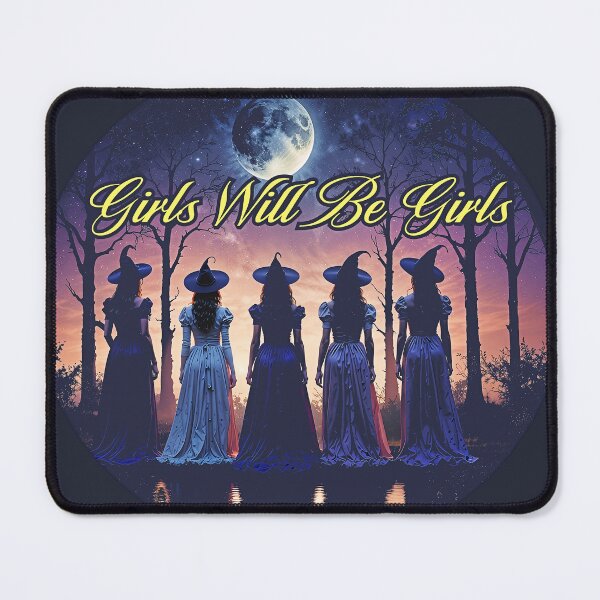 Item preview, Halloween Funny Girls Will Be Girls Witch Salem Est 1626 designed and sold by gear-posters.
