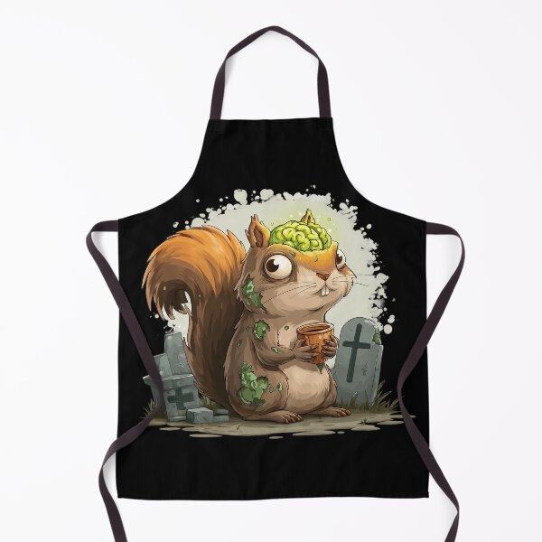 Item preview, Zombie Squirrel – Funny Halloween Cartoon Design designed and sold by Meiersbeste.