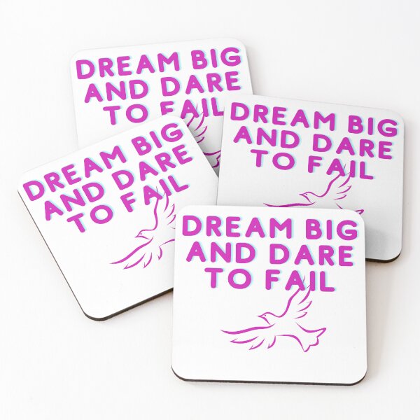 Item preview, Dream Big And Dare To Fail Quote designed and sold by Happyfreedom.