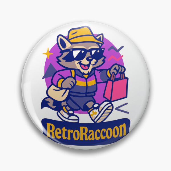 Item preview, Retro Raccoon designed and sold by deezTs.