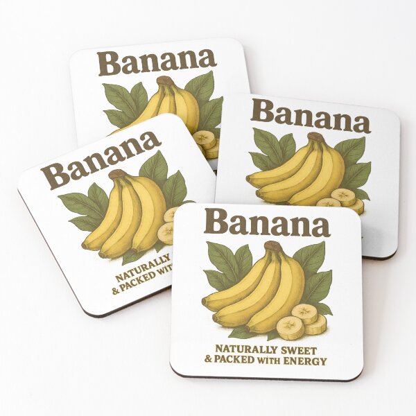 Item preview, Banana Naturally Sweet and Picked with Energy | Healthy Fruit Inspiration | Fresh Tropical Energy Design | Nutritious Lifestyle Graphic designed and sold by PaintedPixels01.
