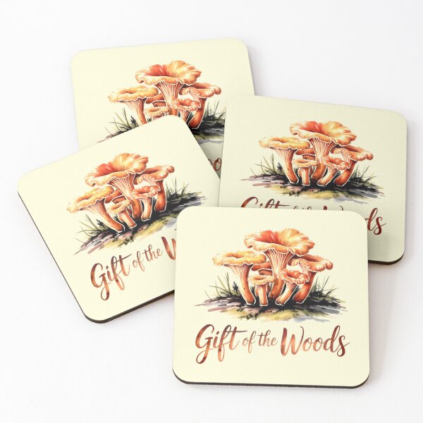 Item preview, Chanterelles Amid Subtle Green Grasses designed and sold by SplashTastic.
