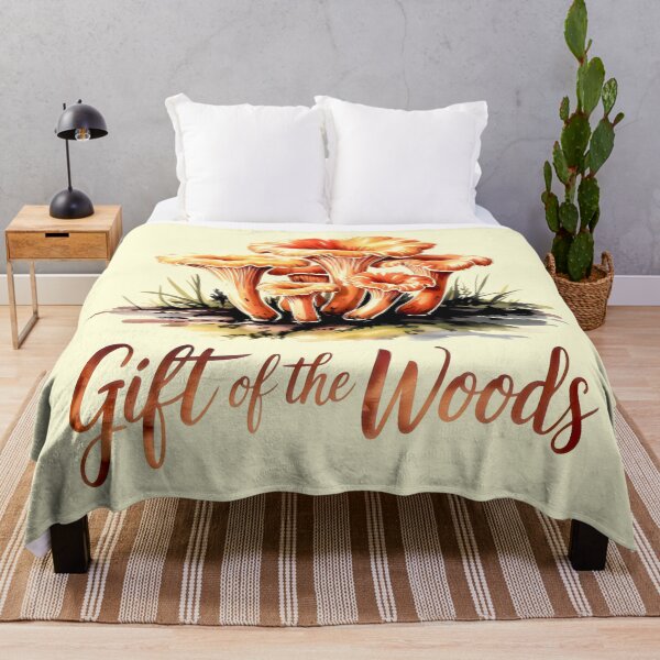 Item preview, Chanterelles Amid Subtle Green Grasses designed and sold by SplashTastic.