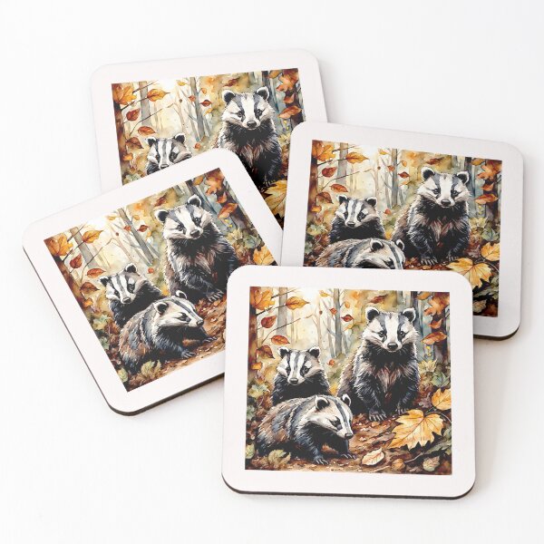 Item preview,  A Badger Family #4 designed and sold by Helios Be. Lavsh.
