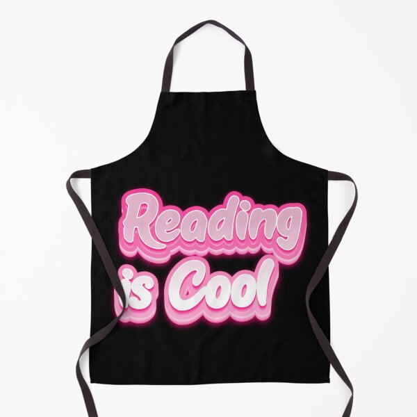 Item preview, Reading is cool retro pink motivational words bookworm style vintage learning vibes designed and sold by HumansStuck12.
