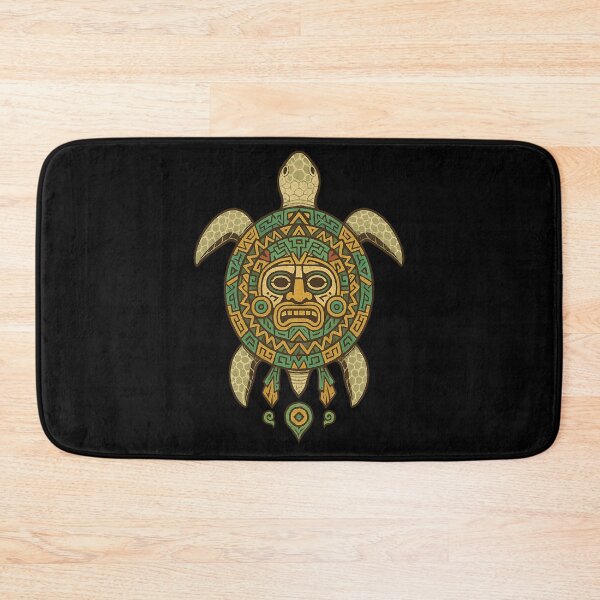 Item preview, Ancient Tribal Turtle Mask Mayan Sun Symbol designed and sold by AncientVibes.