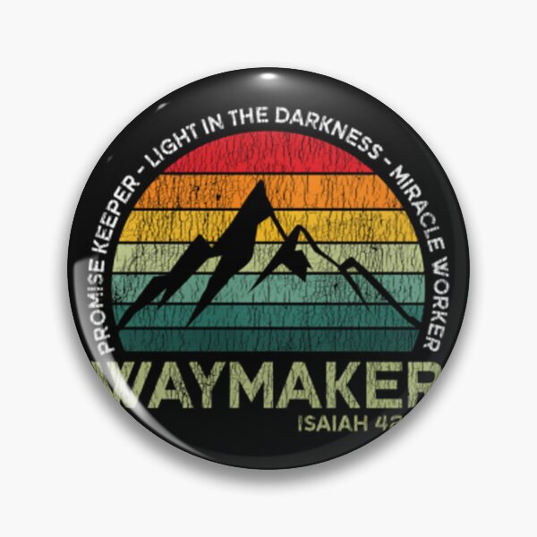 Item preview, Vintage Waymaker Promise Keeper Miracle Worker Christian Pullover 		 designed and sold by xdkjnmaug95.