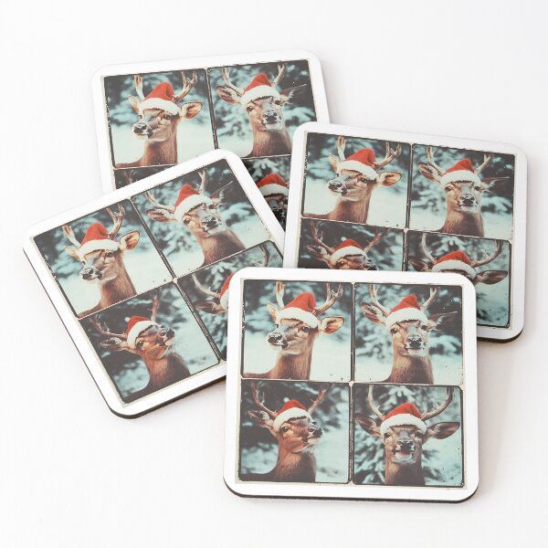 Item preview, Cute Christmas Deer Photobooth designed and sold by RockFireMerch.