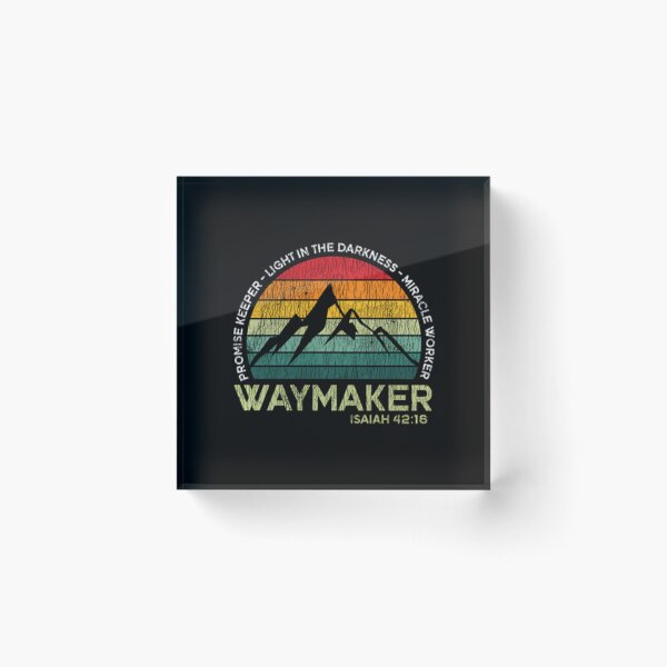 Item preview, Vintage Waymaker Promise Keeper Miracle Worker Christian Pullover 		 designed and sold by xdkjnmaug95.