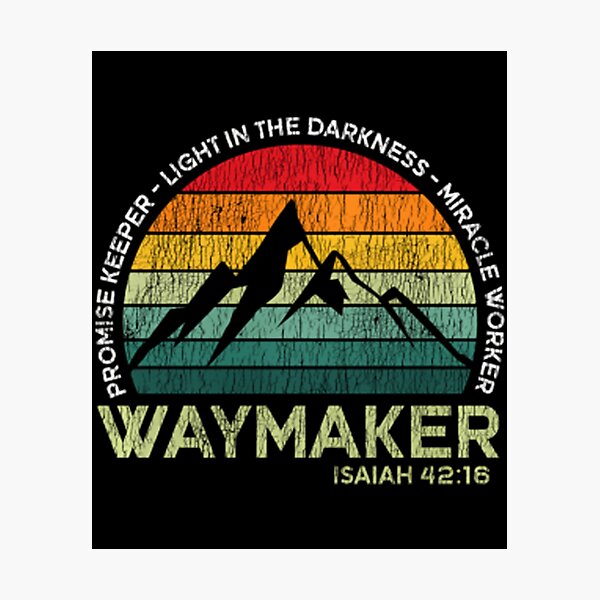 Item preview, Vintage Waymaker Promise Keeper Miracle Worker Christian Pullover 		 designed and sold by xdkjnmaug95.