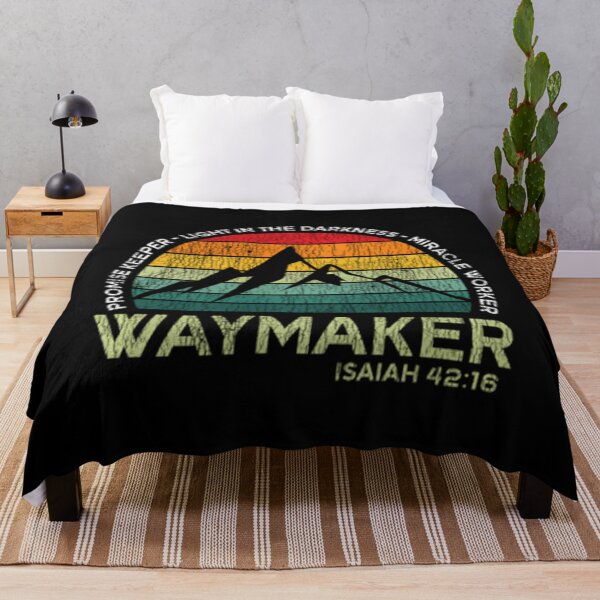 Item preview, Vintage Waymaker Promise Keeper Miracle Worker Christian Pullover 		 designed and sold by xdkjnmaug95.