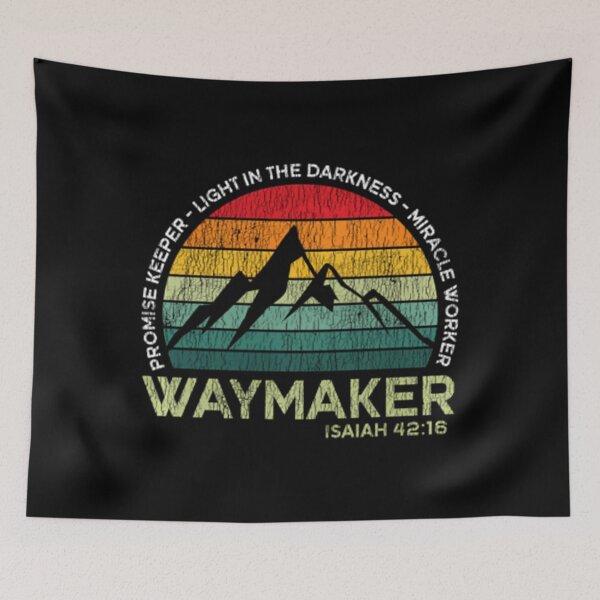 Item preview, Vintage Waymaker Promise Keeper Miracle Worker Christian Pullover 		 designed and sold by xdkjnmaug95.
