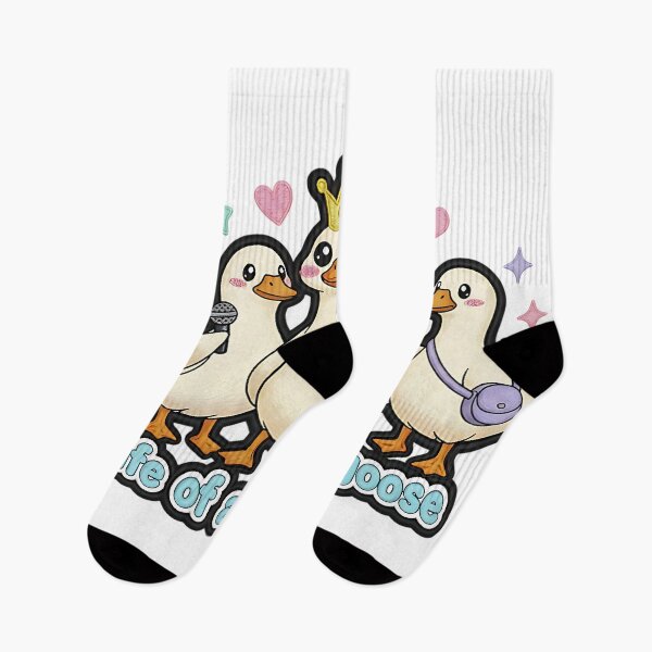 Item preview, The Life of a Silly Goose Funny Cute Cartoon Geese Group Design designed and sold by ArtDesignTp.