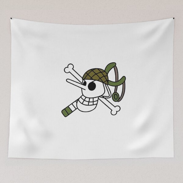 Item preview, Usopp’s Sniper King Jolly Roger designed and sold by SacredRoses-Art.