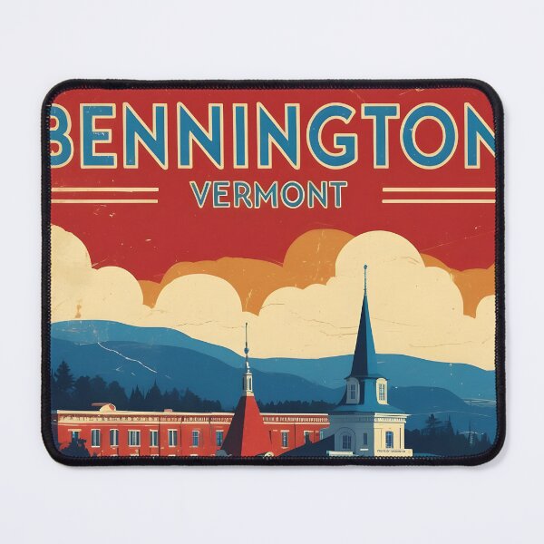 Item preview, Bennington Vermont 1950s USA Vintage Travel Tourism designed and sold by TravelersGems.