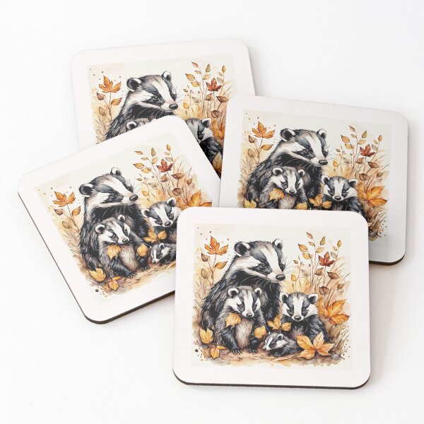 Item preview,  A Badger Family #6 designed and sold by Helios Be. Lavsh.
