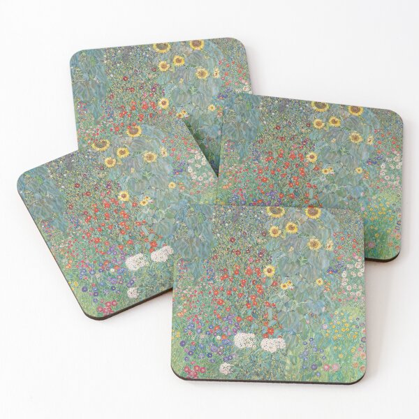 Item preview, Gustav Klimt Farm Garden with Sunflowers designed and sold by maniacfitness.