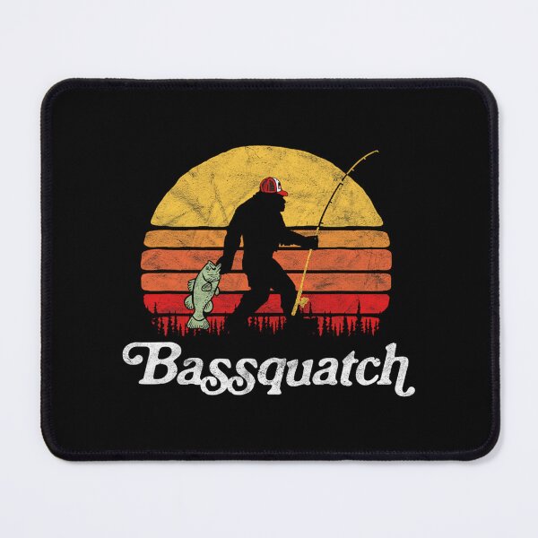 Item preview, Bassquatch! Funny Bigfoot Fishing Outdoor Retro designed and sold by xdhdmzgxlo41.