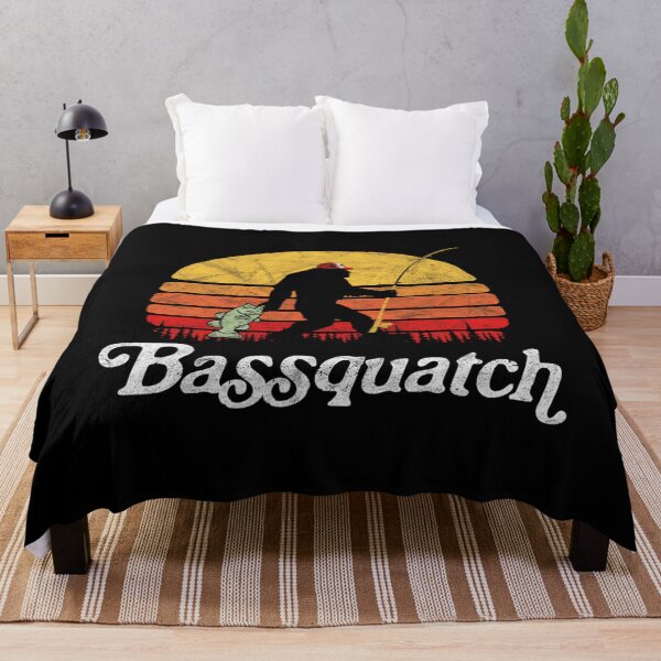 Item preview, Bassquatch! Funny Bigfoot Fishing Outdoor Retro designed and sold by xdhdmzgxlo41.