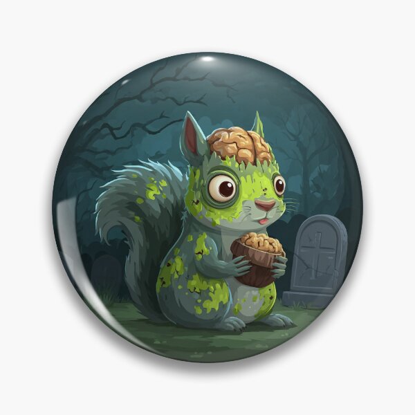 Item preview, Zombie Squirrel – Scary Halloween Cartoon Design designed and sold by Meiersbeste.