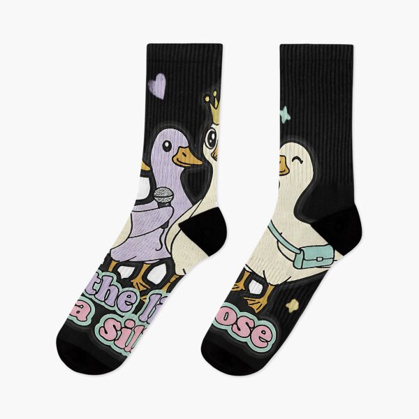 Item preview, The Life of a Silly Goose Cute Pastel Cartoon Goose Funny Animal Art designed and sold by ArtDesignTp.