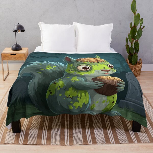 Item preview, Zombie Squirrel – Scary Halloween Cartoon Design designed and sold by Meiersbeste.