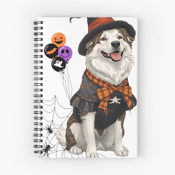 Item preview, Dogs in Halloween Costumes with Pumpkins and Spiderwebs designed and sold by KikaDP.