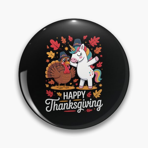 Item preview, Thanksgiving Unicorn Cute Turkey designed and sold by DeadlockCrew.