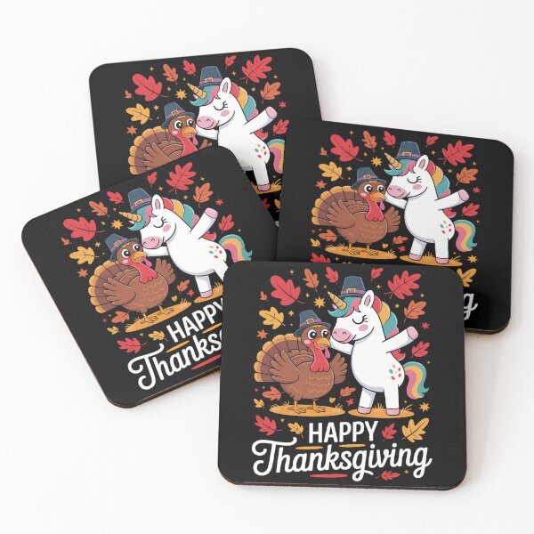 Item preview, Thanksgiving Unicorn Cute Turkey designed and sold by DeadlockCrew.