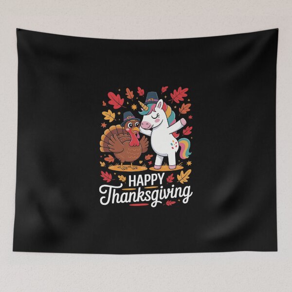 Item preview, Thanksgiving Unicorn Cute Turkey designed and sold by DeadlockCrew.