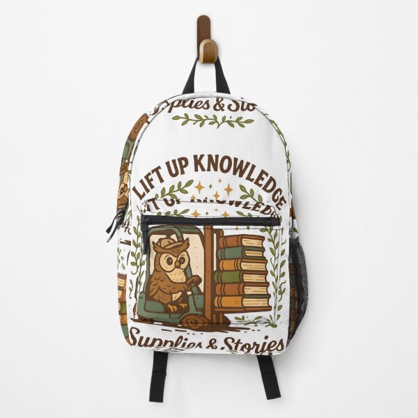 Item preview, Lift Up Knowledge – Owl Forklift Operator Bookish T-Shirt designed and sold by ClinicalHubs.