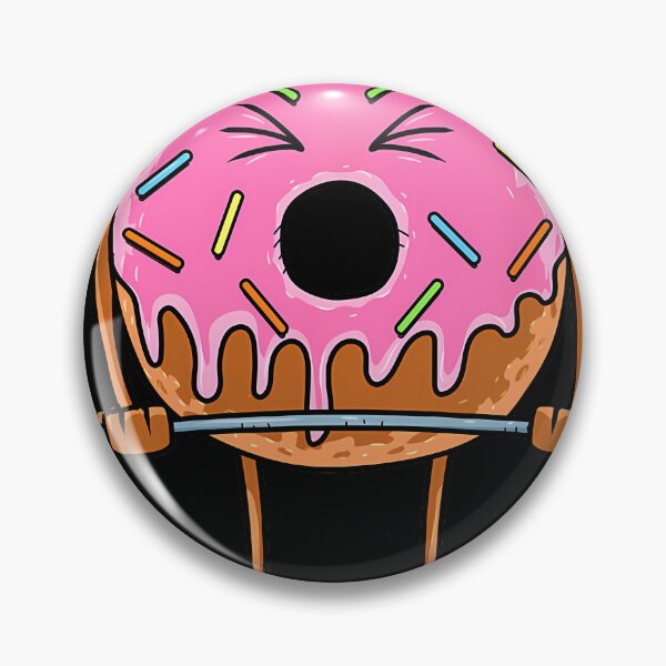 Item preview, Weightlifing Barbell - Funny Workout Gym Weightlifter Donut 		 designed and sold by iybrnfmg61.