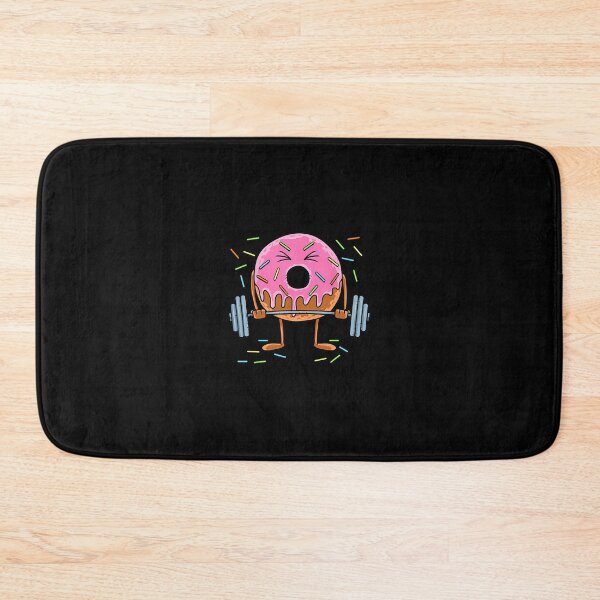 Item preview, Weightlifing Barbell - Funny Workout Gym Weightlifter Donut 		 designed and sold by iybrnfmg61.