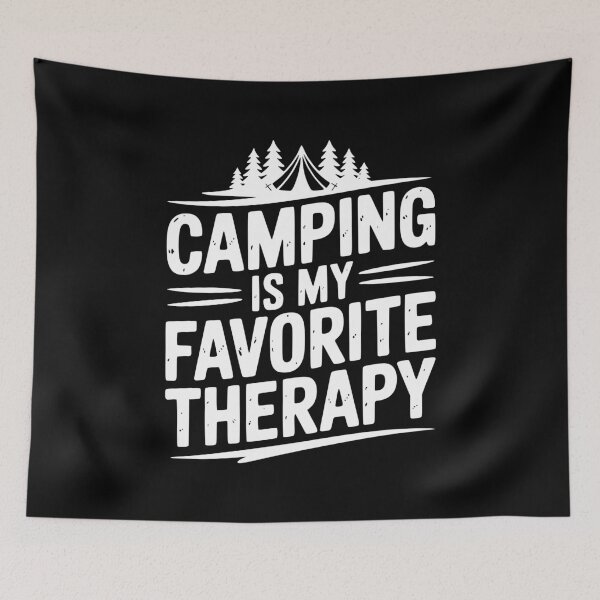 Item preview, Camping Is My Favorite Therapy designed and sold by Frank Ring.