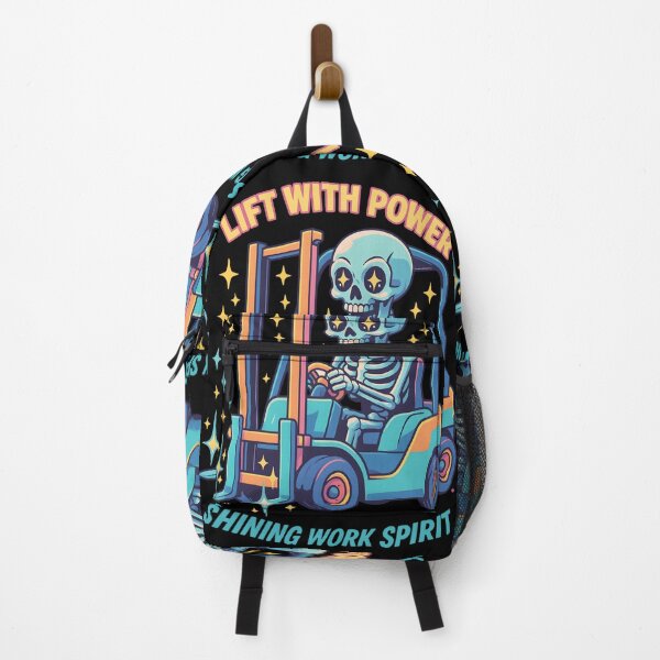 Item preview, Lift With Power – Anime Forklift Skeleton Design designed and sold by ClinicalHubs.