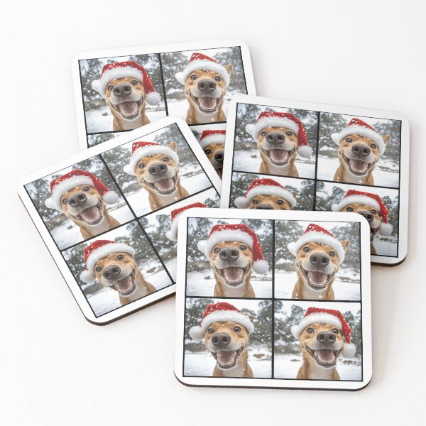 Item preview, Funny Dingo Christmas Photobooth – Cute Santa Hat Festive Design designed and sold by RockFireMerch.