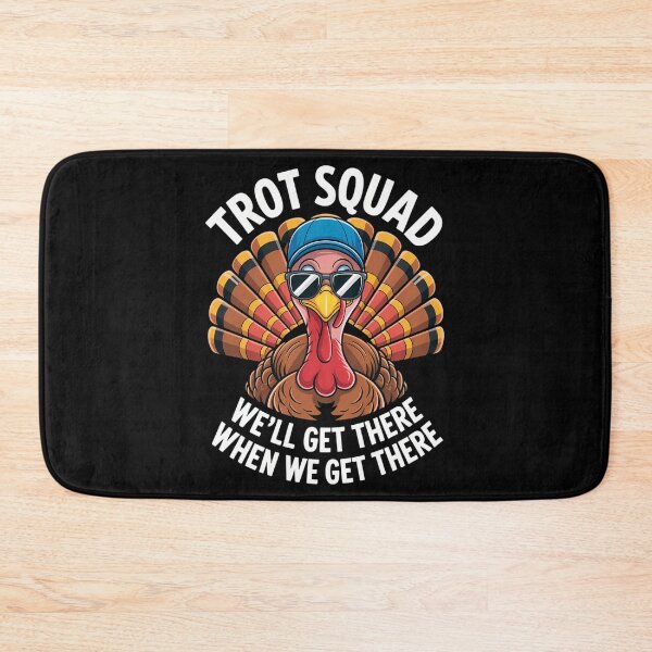 Item preview, Turkey Squad Funny Thanksgiving Running designed and sold by DeadlockCrew.