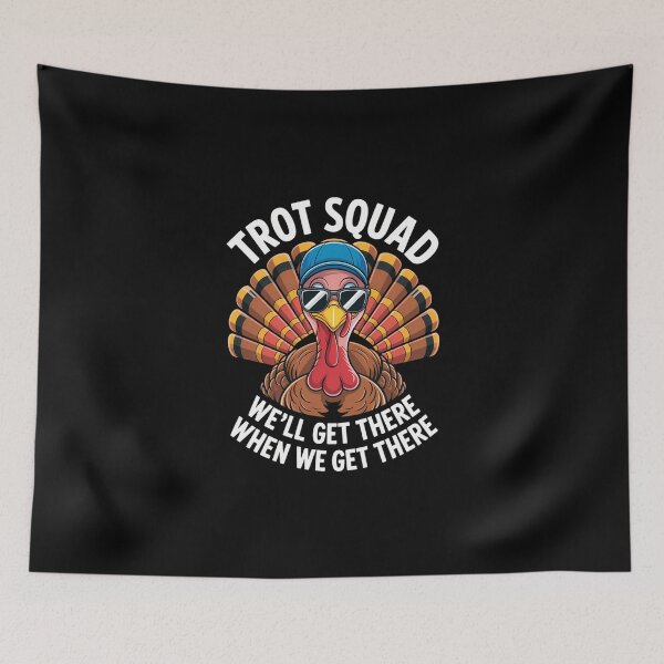 Item preview, Turkey Squad Funny Thanksgiving Running designed and sold by DeadlockCrew.