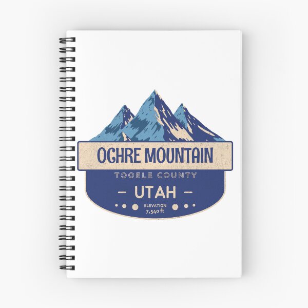 Item preview, Ochre Mountain, Tooele County, Utah, Mountain Design designed and sold by Wanderful-roads.