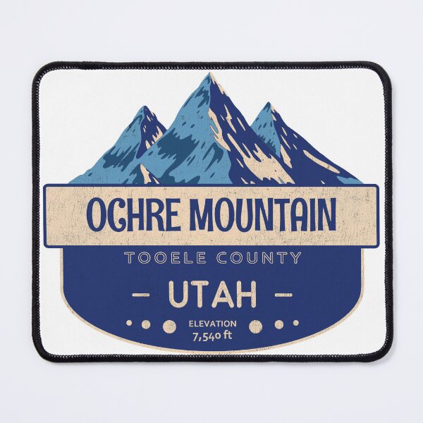 Item preview, Ochre Mountain, Tooele County, Utah, Mountain Design designed and sold by Wanderful-roads.
