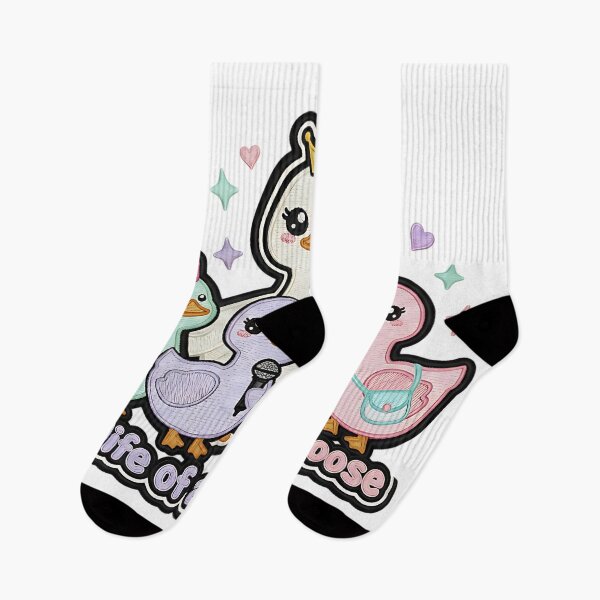 Item preview, The Life of a Silly Goose Cute Pastel Funny Cartoon Geese Design designed and sold by ArtDesignTp.