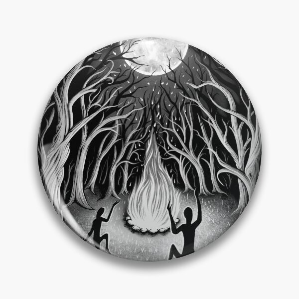 Item preview, Night of the Mysterious Moonlight - Black/White designed and sold by Arcanumart.