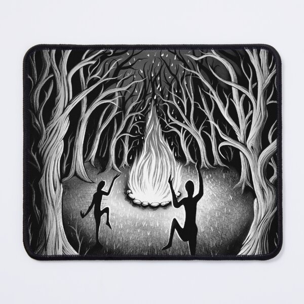 Item preview, Night of the Mysterious Moonlight - Black/White designed and sold by Arcanumart.