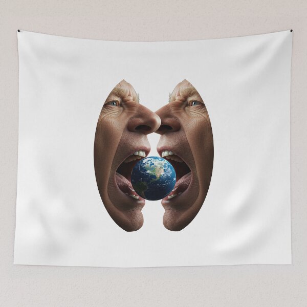 Item preview, irony, drama,Those who swallow the world in one gulp with a piece of news, a simple statement, a joke that isn't unique designs, political, designed and sold by chipmuckdesignn.