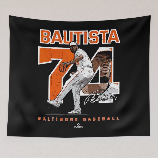 Item preview, Number and Portrait Felix Bautista Baltimore MLBPA 		 designed and sold by cglvprtcgfc22.
