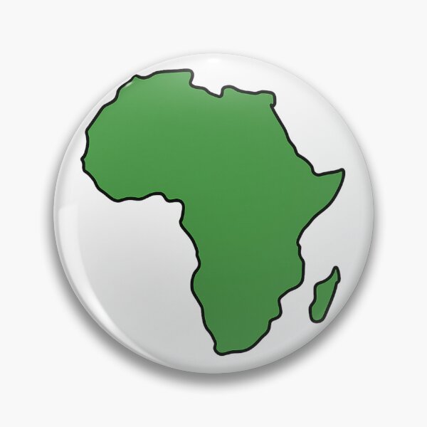 Artikelvorschau, Minimal Montessori Afrika Kontinent – Grüne Geographie Gliederung entworfen und verkauft von MforMontessori.