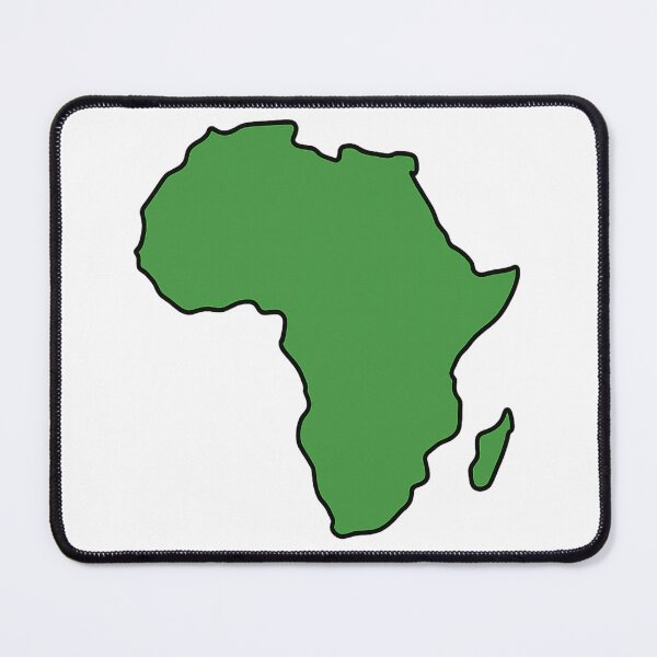 Item preview, Minimal Montessori Africa Continent – Green Geography Outline designed and sold by MforMontessori.