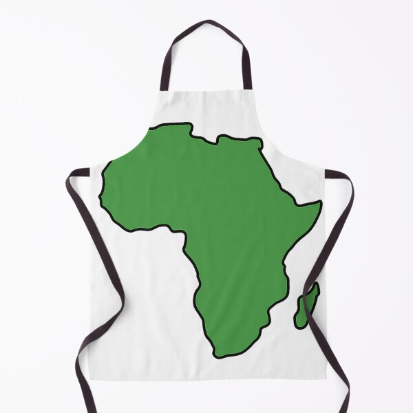 Item preview, Minimal Montessori Africa Continent – Green Geography Outline designed and sold by MforMontessori.