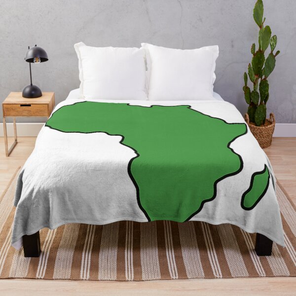 Item preview, Minimal Montessori Africa Continent – Green Geography Outline designed and sold by MforMontessori.